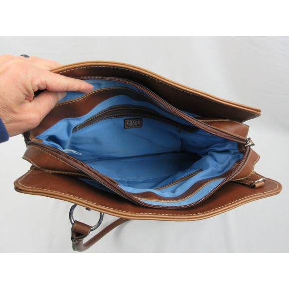 Purse Shoulder Bag Chaps By Ralph Lauren Floral Purse Handbag - Picture 7 of 9